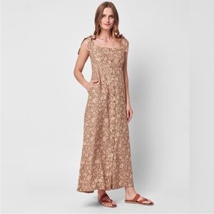 Faherty Kendall Linen Dress